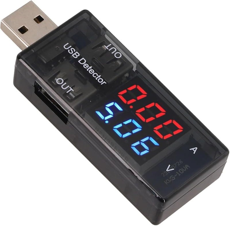 USB Tester Dual Display Digital Power Meter Battery Capacity Voltage Current Monitor - Image 2